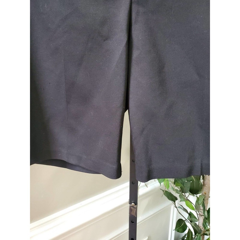 Rafaella Women's Solid Black Cotton Button Mid Ri… - image 4